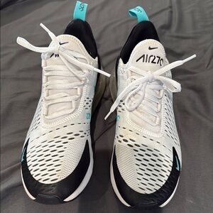 Nike Air Max 270 White and Black Sneakers